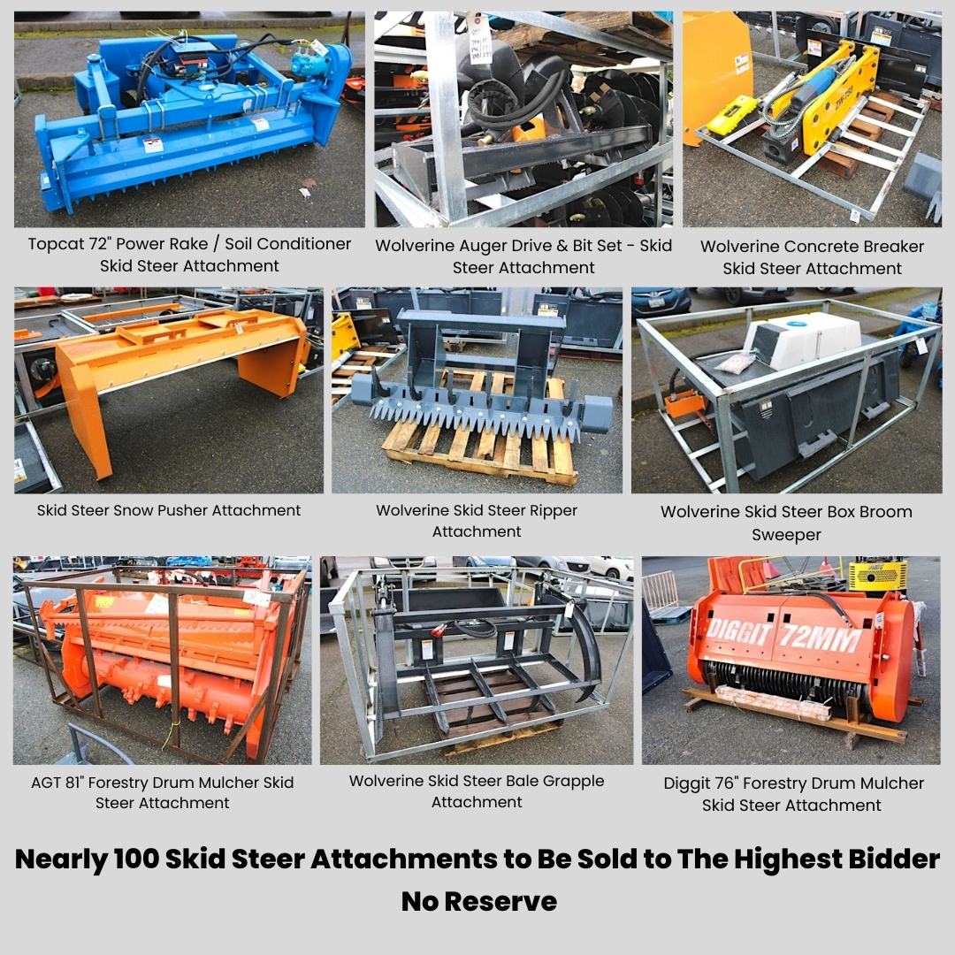 Topcat 72 Power Rake  Soil Conditioner Skid Steer Attachmen